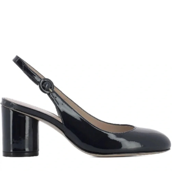 Stuart Weitzman Shoes - Stuart Weitzman- Women's Coretta Patent Leather Slingback Pumps BLACK $475